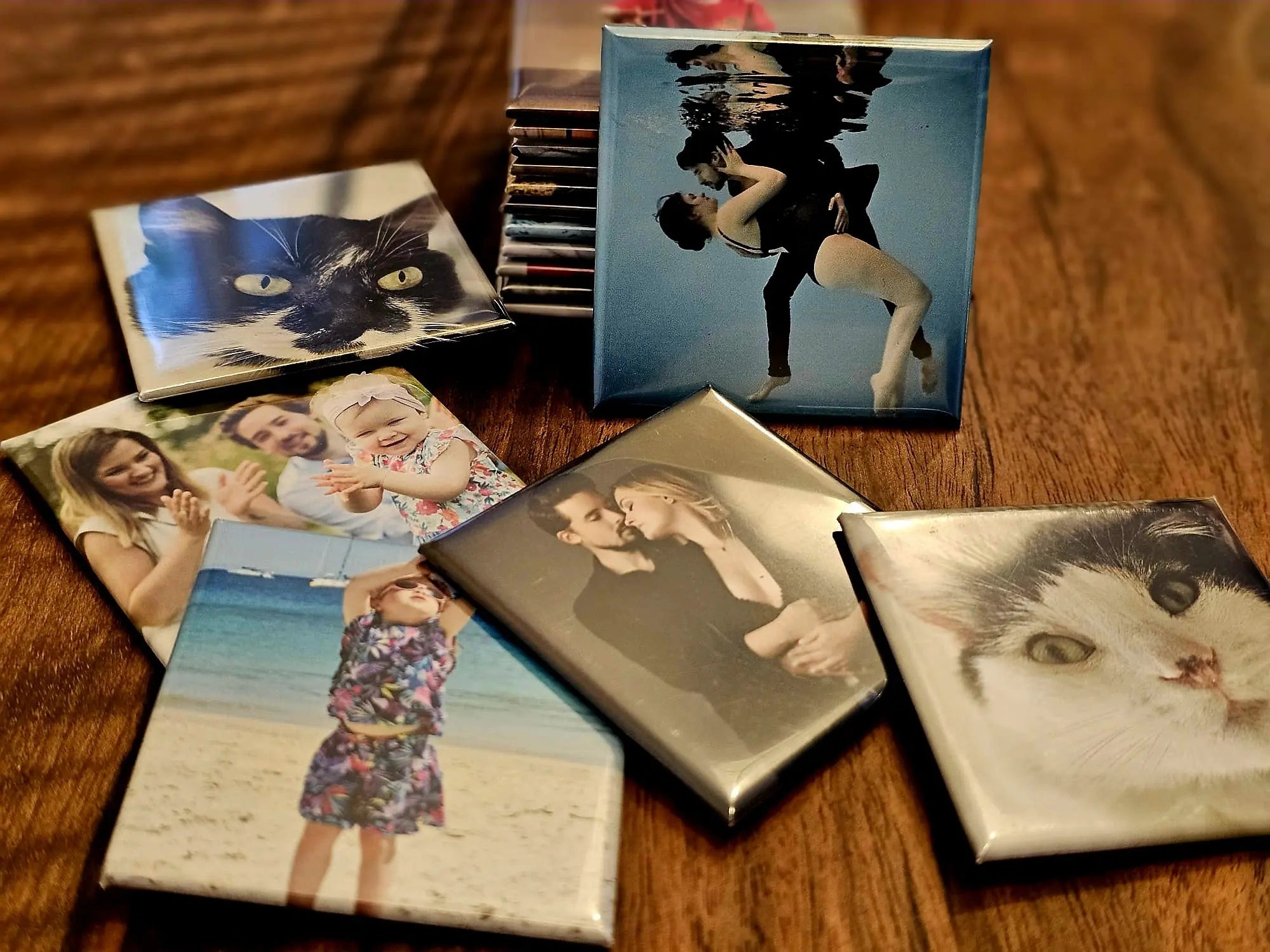 Set 8 magnets personnalisés Stick Me